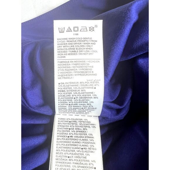 Athleta Womens Brooklyn Lined Pant Purple Ribbed Waist size 4/P - Picture 12 of 16